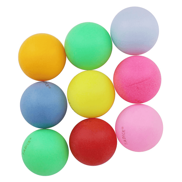 Paquete de 100 pelotas de ping pong de colores para bricolaj