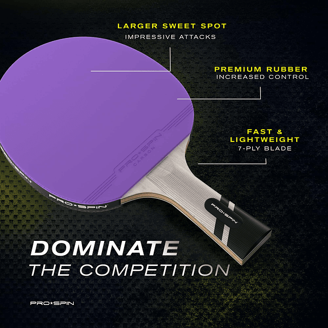 Pala de ping pong - Color violeta edición limitada | Raqueta