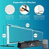 VolleyPro Juego de Pickleball portátil con red | 4 paletas d