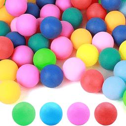 30 pelotas de tenis de mesa de colores, pelotas de ping pong