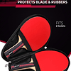 Estuche doble para pala de ping pong - La mejor funda para p