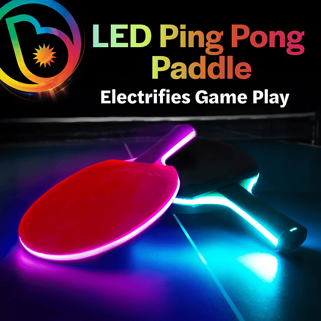 PaddlePaleta de ping pong LED – Paletas de ping pong ilumina