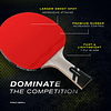 Pala de ping pong de carbono - Raqueta de tenis de mesa prem