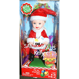 Barbie Kelly Club Santa Claus Kelly muñeca adorno también