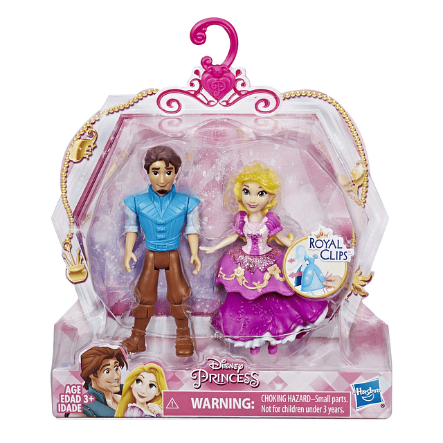 Princesas Disney Rapunzel y Eugene Fitzherbert, 2 muñecas, R