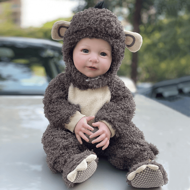 Muñecas Reborn De 20 Pulgadas, Linda Muñeca Mono Bebé Regalo