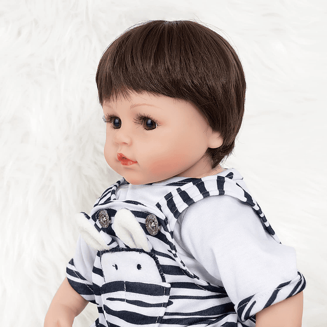 Reborn Baby Doll Realista Silicona Vinilo Bebé 16 pulgadas P