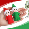 6 Piezas Pequeños Duendes Navideños Muñeca Elfo Bebé Gemelo