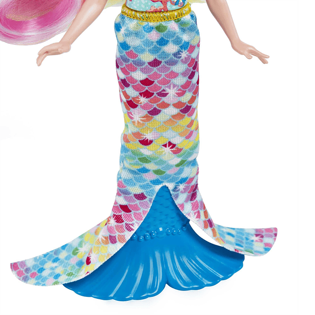 Enchantimals Radia Rainbow Fish Doll (6 pulgadas) y figura F