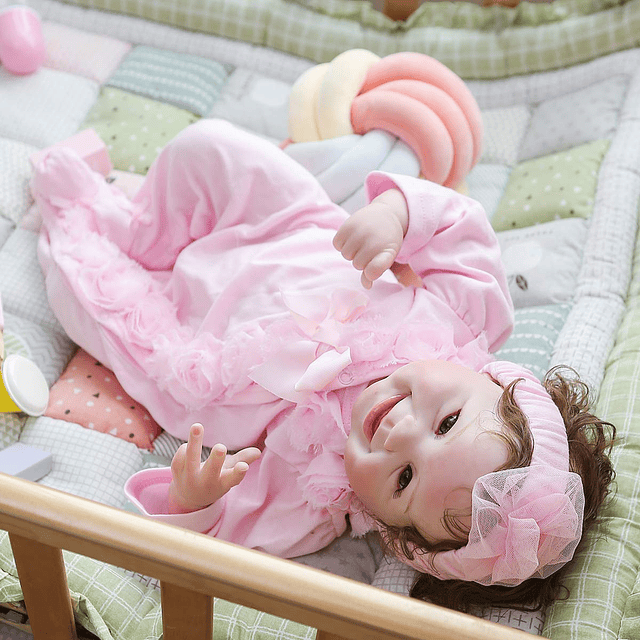 Angelbaby 55 cm 22 pulgadas Realsitic Reborn Baby Dolls Girl