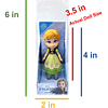 empaquetada en caja transparente para regalo Frozen Mini muñ