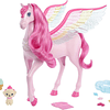 Mattel - de cuento de hadas Un toque de magia Pegaso rosa co