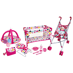 Baby Doll Juego completo de 15 piezas.