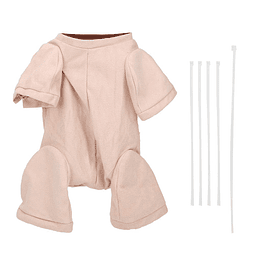 Kit de tela para muñeca recién nacida, accesorio para el cue