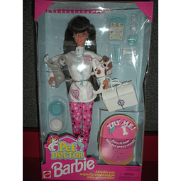 Barbie Pet Doctor Muñeca Morena