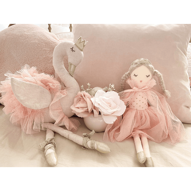 Layla La Muñeca Bailarina | Animal de peluche de cisne | Muñ