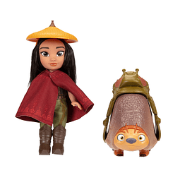 Disney Raya y el último dragón Pequeña muñeca Raya y figura