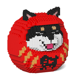 Muñeca Shiba Daruma 01S-M03 | Bloques de construcción de plá