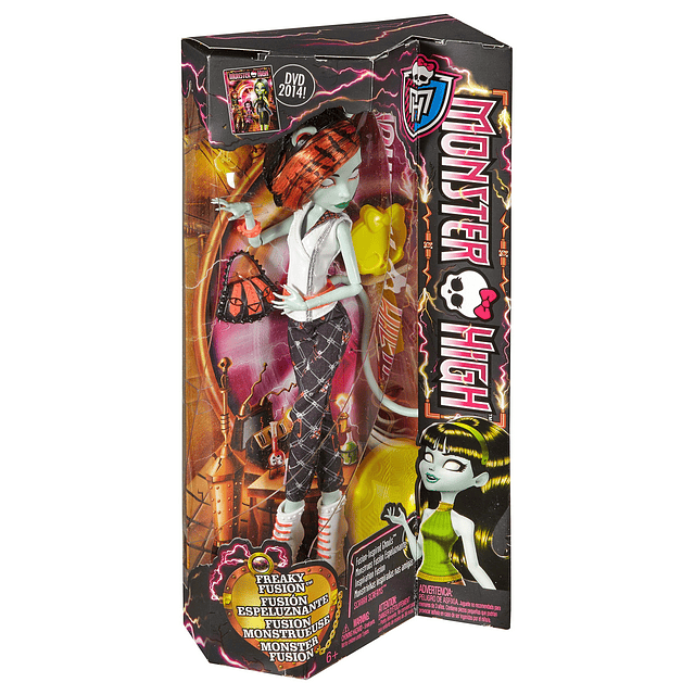 Muñeca Monster High Freaky Fusion Scarah Grita