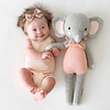 Eloise The Elephant Regular Muñeca tejida a mano de 20" - 1