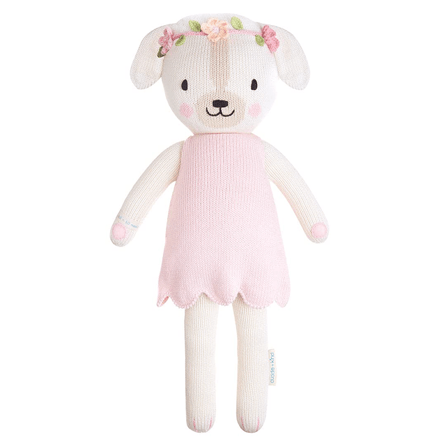 Charlotte The Dog Regular Muñeca tejida a mano de 20" - 1 mu