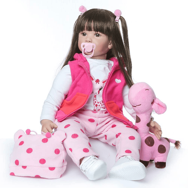 Angelbaby Doll Muñecas Reborn para niñas pequeñas, 24 pulgad