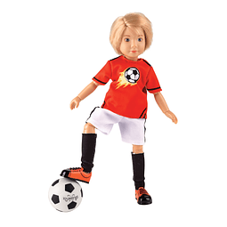 Kruselings Michael Soccer Juego de muñecas de 9" - Poseable