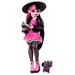 Muñeca Draculaura con mascota Bat-Cat Count Fabulous y acces