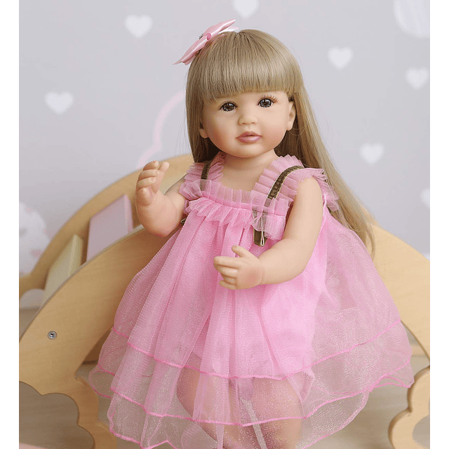 Reborn Baby Dolls Cuerpo Completo Silicona Vinilo Niña 22 pu