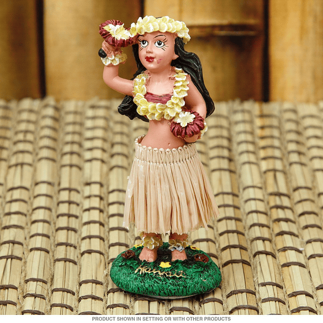 Hula Girl con Uliuli Dashboard Doll 4 pulgadas