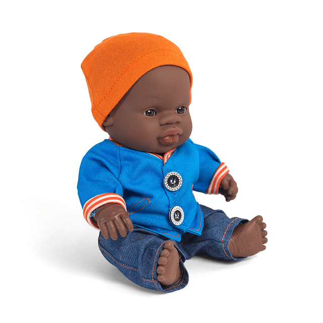 Muñeca 8 1/4'' Niño Africano (Caja) - Hecho en España, Anató