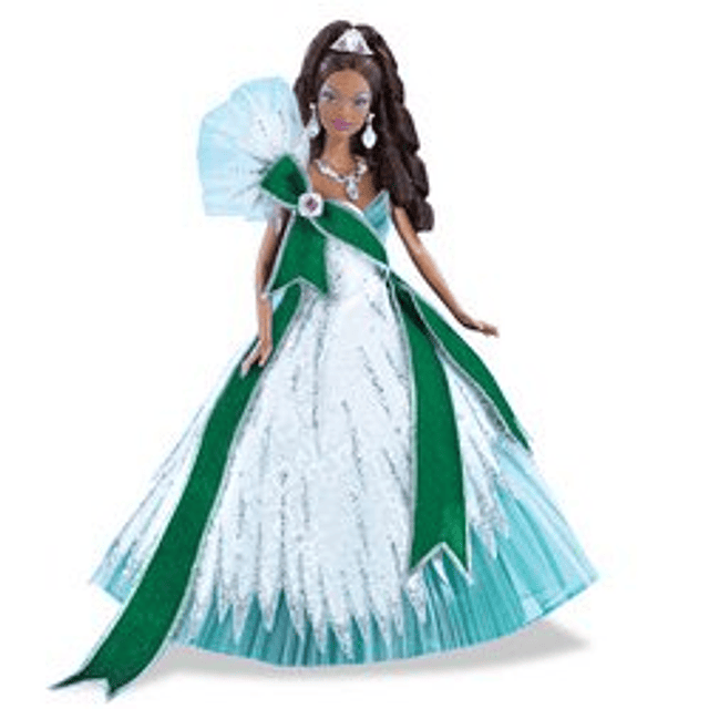 2005 Barbie navideña - Esmeralda (étnica)