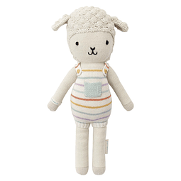 Avery The Lamb Little Muñeca tejida a mano de 13" - 1 muñeca