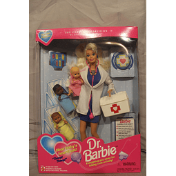 Muñeca Dr. con 3 muñecas bebé - Colección profesional de edi