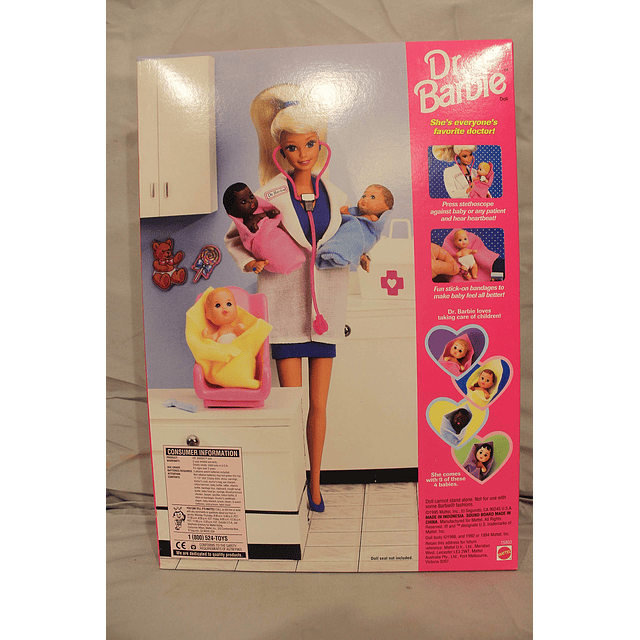 Muñeca Dr. con 3 muñecas bebé - Colección profesional de edi