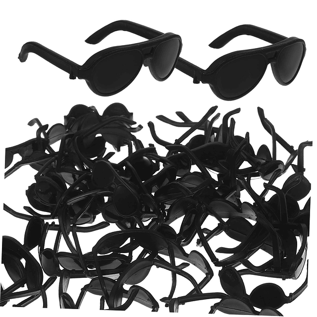 60 Piezas Gafas de Sol para Muñecas Mini Gafas de Sol para M