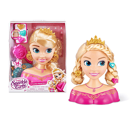 Princess Hair Styling Head con 14 accesorios de ZURU, Multi,