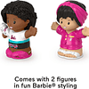 Little People - Juego de figuras de Barbie para fiestas de p