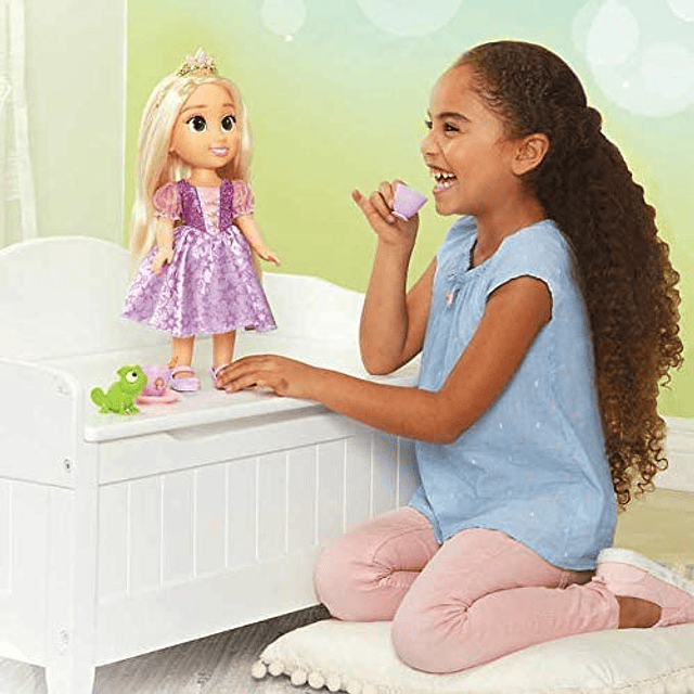 Jakks Disney Princess Doll Tea Time con Rapunzel y Pascal