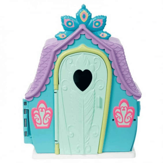 Cottage Playset con muñeca Patter Peacock (6 pulgadas), figu