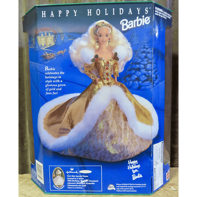 1994 Muñeca Barbie Edición Especial Felices Fiestas