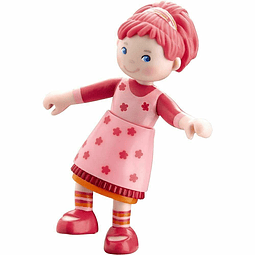 Little Friends Lilli - Figura de muñeca Bendy Girl de 4" con