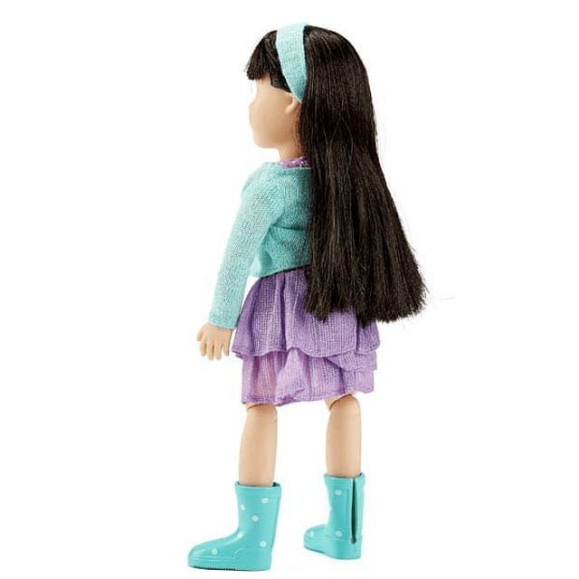 Luna Juego de muñecas de 9" - Poseable - Atuendos casuales e