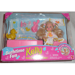 BATHTIME Fun Kelly Baby Sister de Barbie