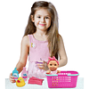 Baby Magic 8" Bath Caddy Baby Bebé de ojos marrones (6743),