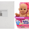 Baby Magic 8" Bath Caddy Baby Bebé de ojos marrones (6743),