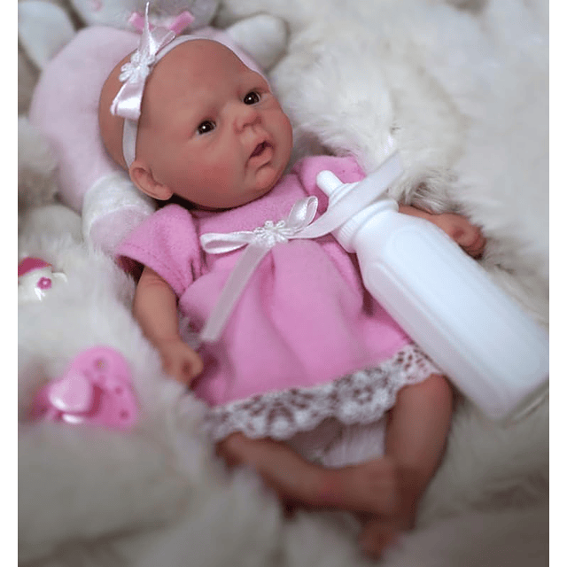 Reborn Baby Dolls 7" Niña Micro Preemie Cuerpo Completo Muñe