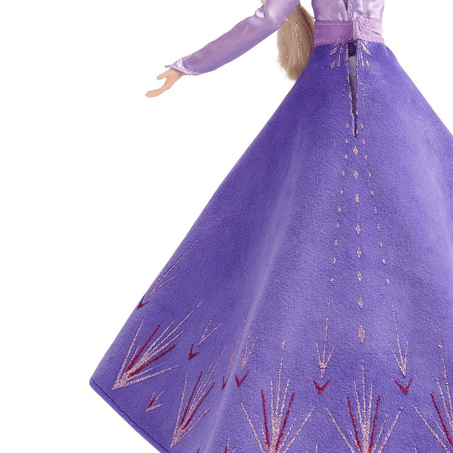 Muñeca de moda Arendelle Elsa con vestido de viaje azul degr