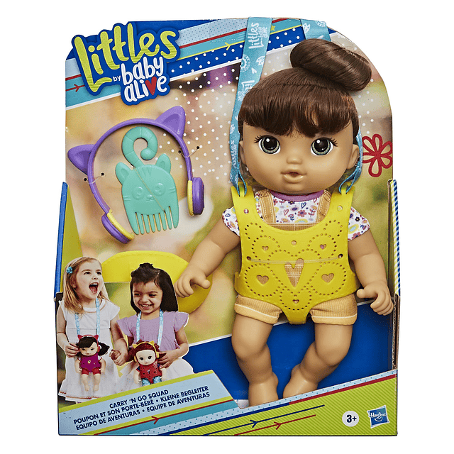 Littles, Carry 'n Go Squad, muñeca Little Nadia de pelo cast