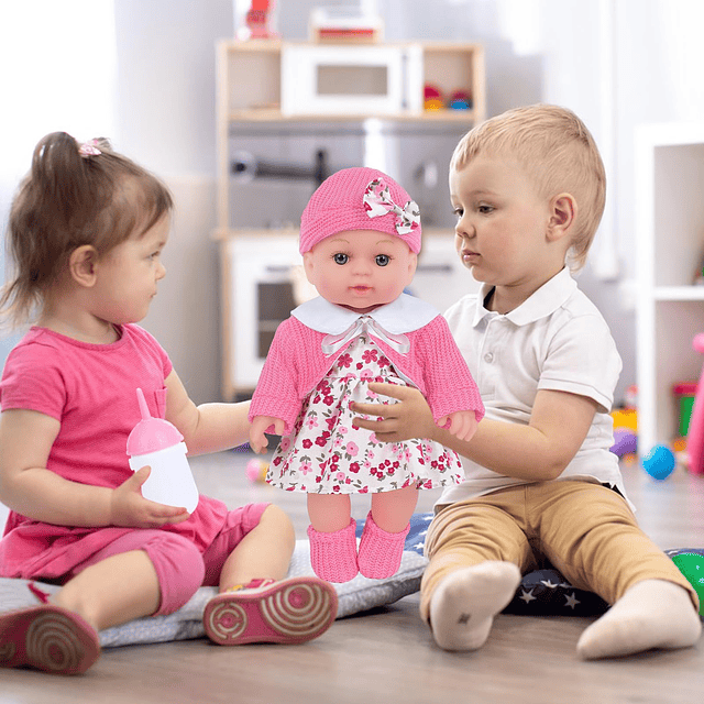 Juego de muñecas para bebés de 12 pulgadas con ropa y acceso